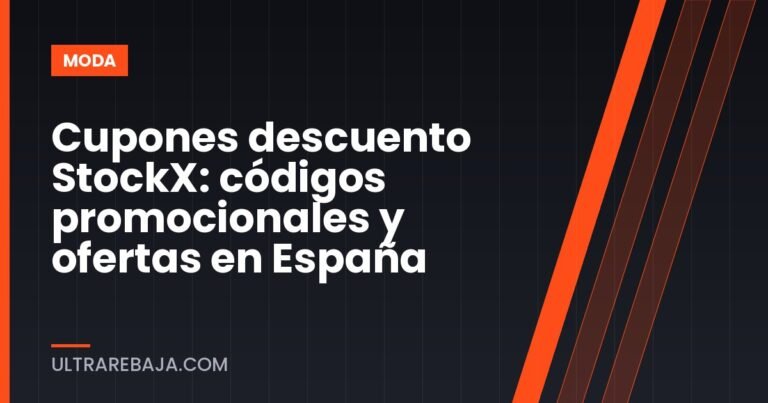 Cupones descuento StockX: códigos promocionales y ofertas en España