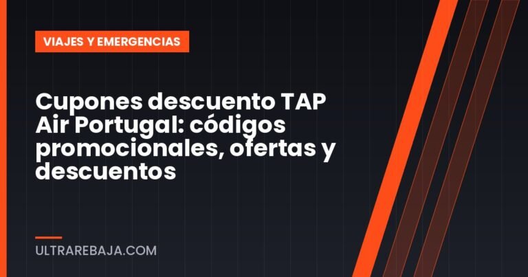 Cupones descuento TAP Air Portugal: códigos promocionales, ofertas y descuentos