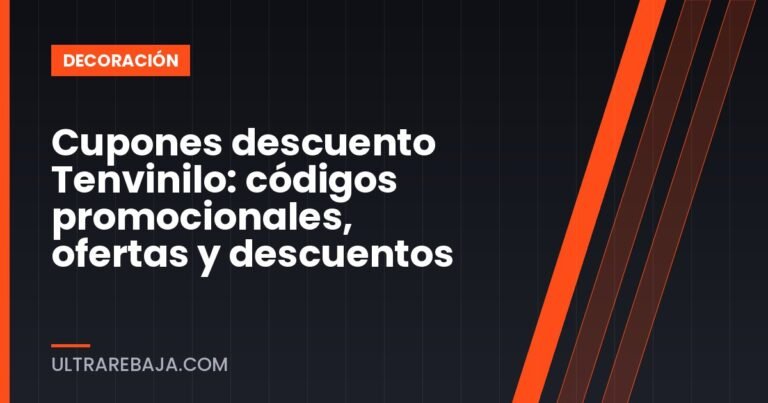 Cupones descuento Tenvinilo: códigos promocionales, ofertas y descuentos