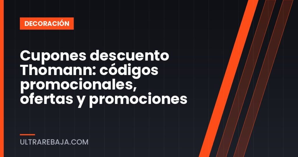 Cupones descuento Thomann: códigos promocionales, ofertas y promociones