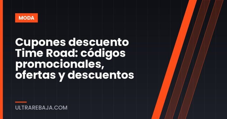Cupones descuento Time Road: códigos promocionales, ofertas y descuentos