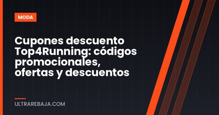Cupones descuento Top4Running: códigos promocionales, ofertas y descuentos