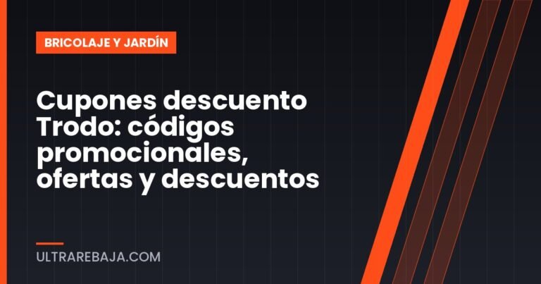 Cupones descuento Trodo: códigos promocionales, ofertas y descuentos