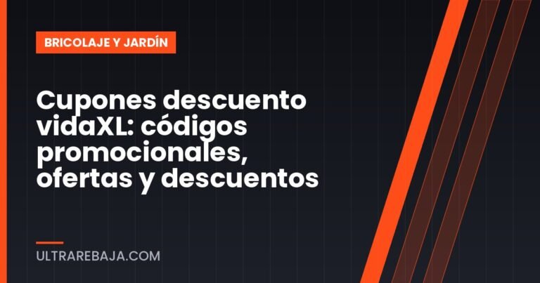 Cupones descuento vidaXL: códigos promocionales, ofertas y descuentos