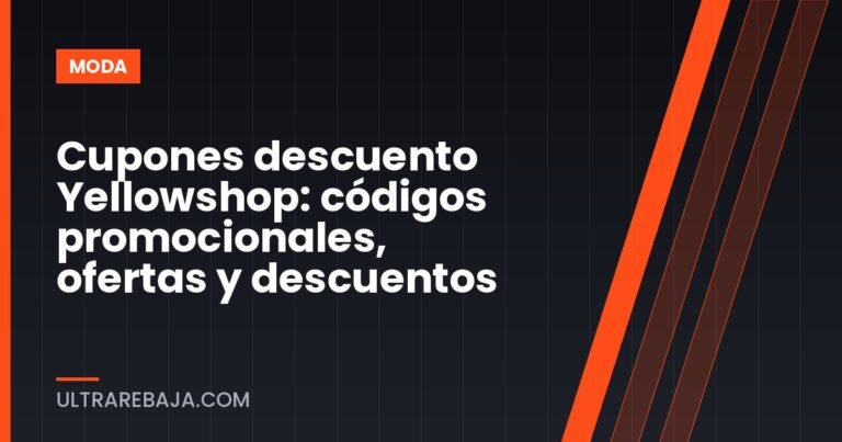 Cupones descuento Yellowshop: códigos promocionales, ofertas y descuentos