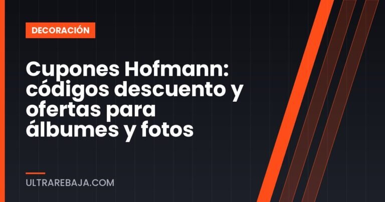 Cupones Hofmann: códigos descuento y ofertas para álbumes y fotos
