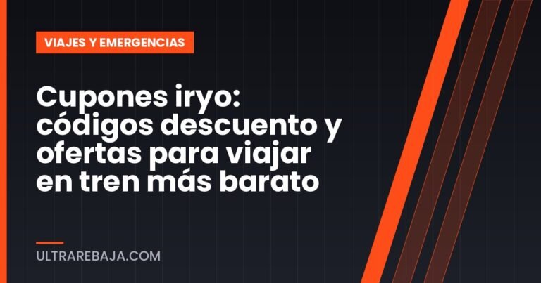 Cupones iryo: códigos descuento y ofertas para viajar en tren más barato