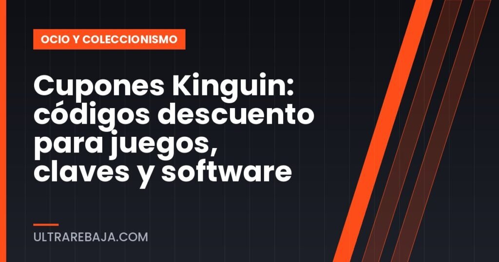 Cupones Kinguin: códigos descuento para juegos, claves y software