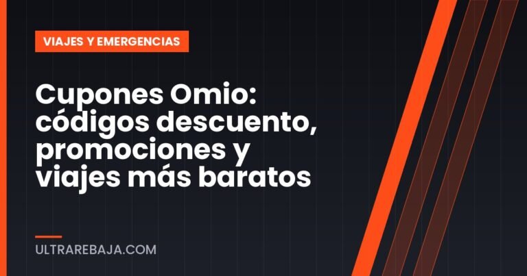 Cupones Omio: códigos descuento, promociones y viajes más baratos