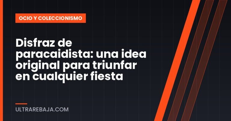Disfraz de paracaidista: una idea original para triunfar en cualquier fiesta