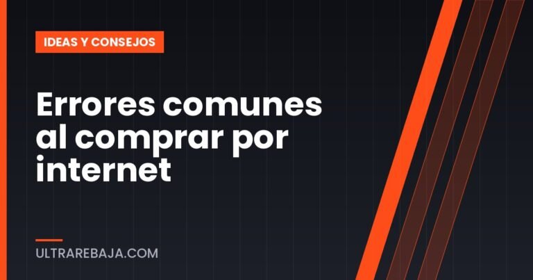Errores comunes al comprar por internet