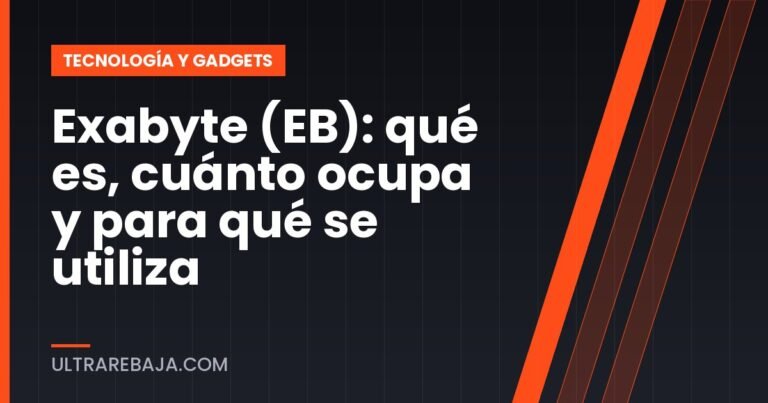 Exabyte (EB): qué es, cuánto ocupa y para qué se utiliza