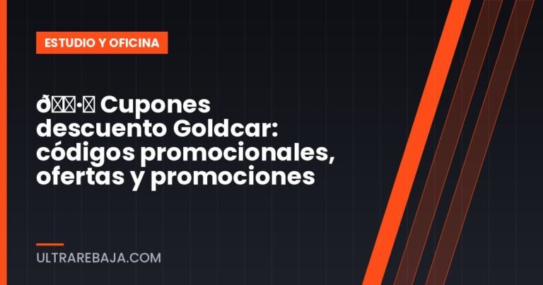 🏷️ Cupones descuento Goldcar: códigos promocionales, ofertas y promociones