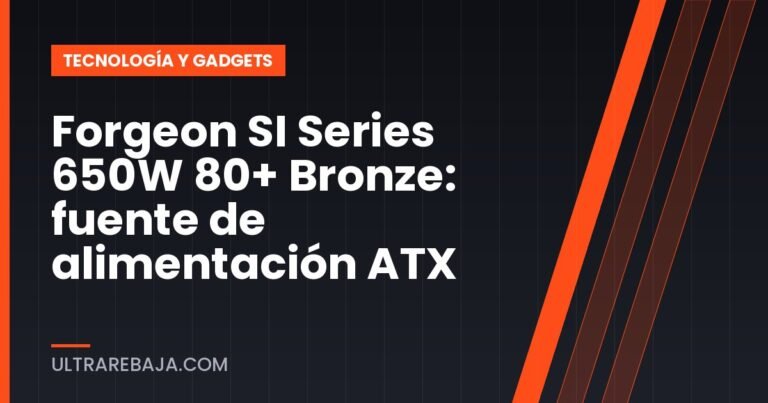 Forgeon SI Series 650W 80+ Bronze: fuente de alimentación ATX