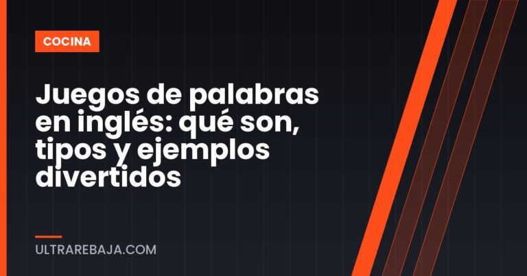 Juegos de palabras en inglés: qué son, tipos y ejemplos divertidos