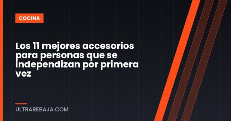 Los 11 mejores accesorios para personas que se independizan por primera vez