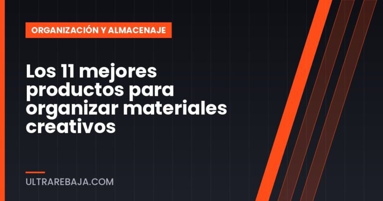 Los 11 mejores productos para organizar materiales creativos