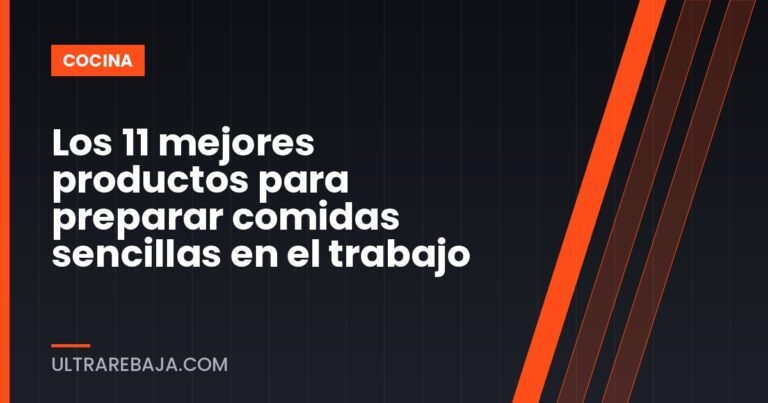 Los 11 mejores productos para preparar comidas sencillas en el trabajo