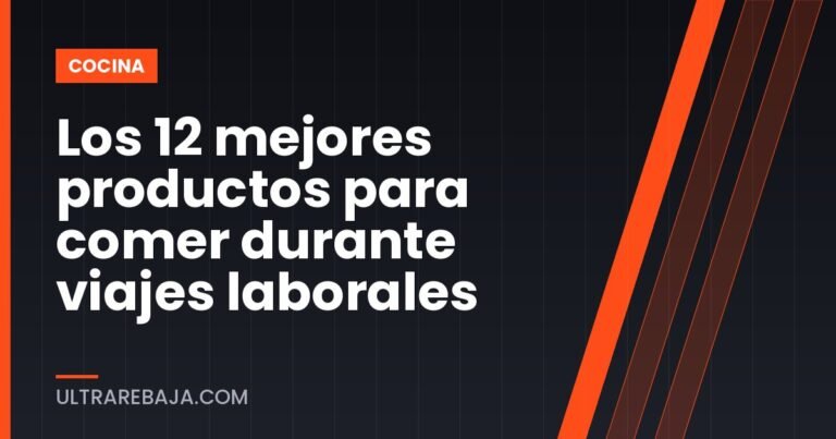 Los 12 mejores productos para comer durante viajes laborales