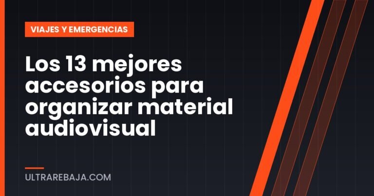 Los 13 mejores accesorios para organizar material audiovisual