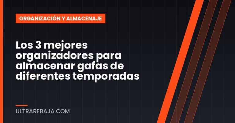 Los 3 mejores organizadores para almacenar gafas de diferentes temporadas