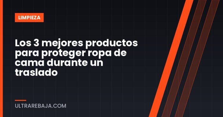 Los 3 mejores productos para proteger ropa de cama durante un traslado
