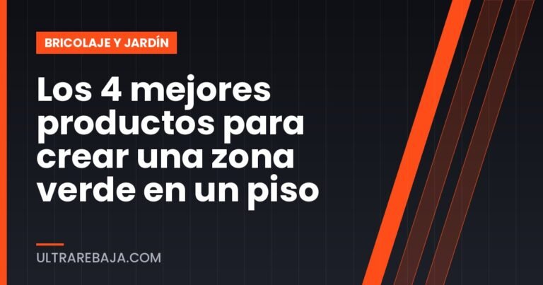 Los 4 mejores productos para crear una zona verde en un piso