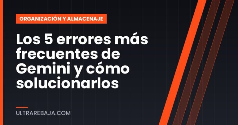 Los 5 errores más frecuentes de Gemini y cómo solucionarlos
