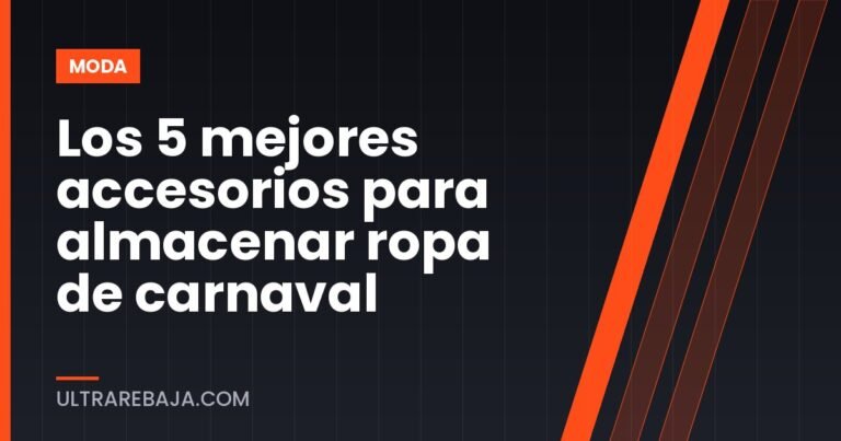 Los 5 mejores accesorios para almacenar ropa de carnaval