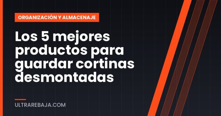 Los 5 mejores productos para guardar cortinas desmontadas