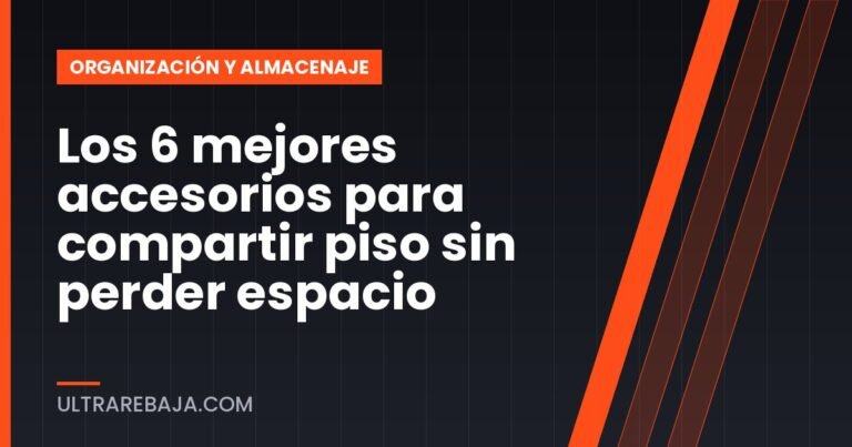 Los 6 mejores accesorios para compartir piso sin perder espacio