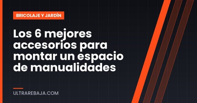 Los 6 mejores accesorios para montar un espacio de manualidades