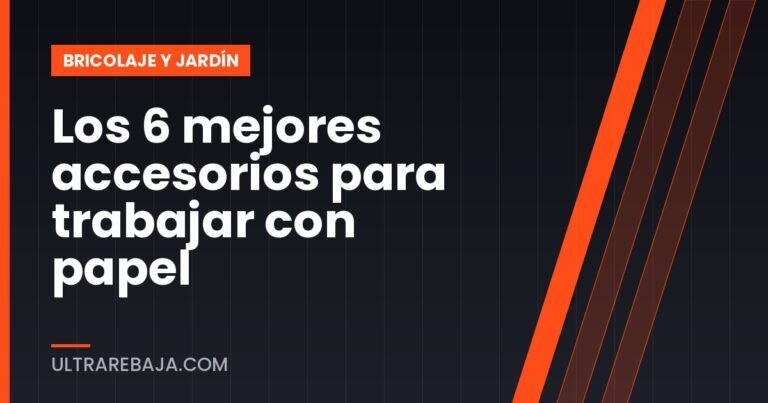Los 6 mejores accesorios para trabajar con papel