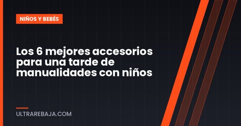 Los 6 mejores accesorios para una tarde de manualidades con niños
