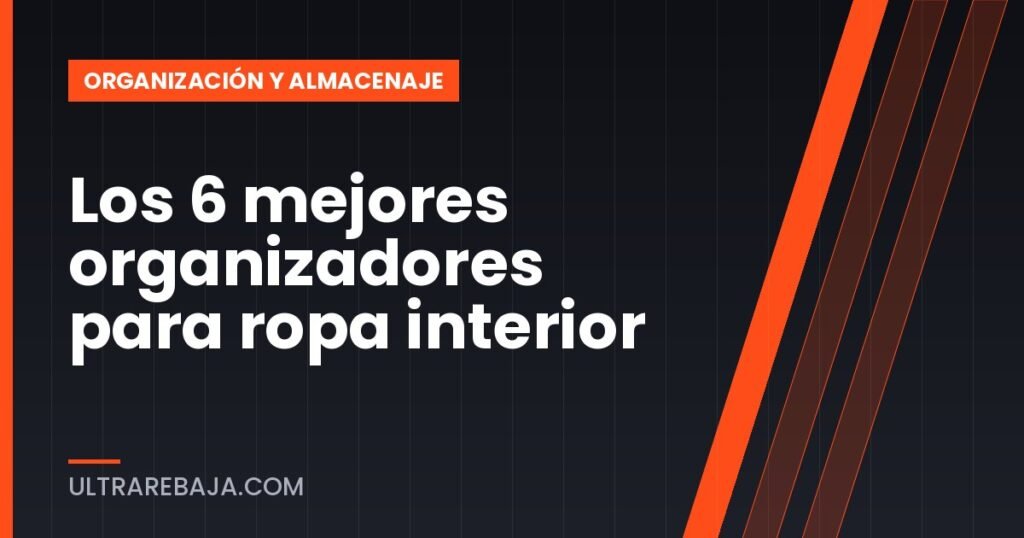 Los 6 mejores organizadores para ropa interior