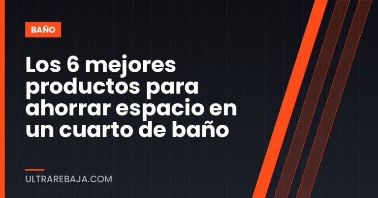 Los 6 mejores productos para ahorrar espacio en un cuarto de baño