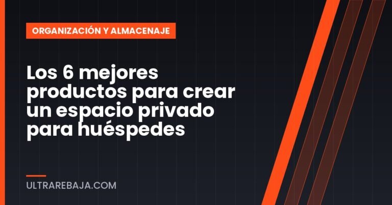 Los 6 mejores productos para crear un espacio privado para huéspedes