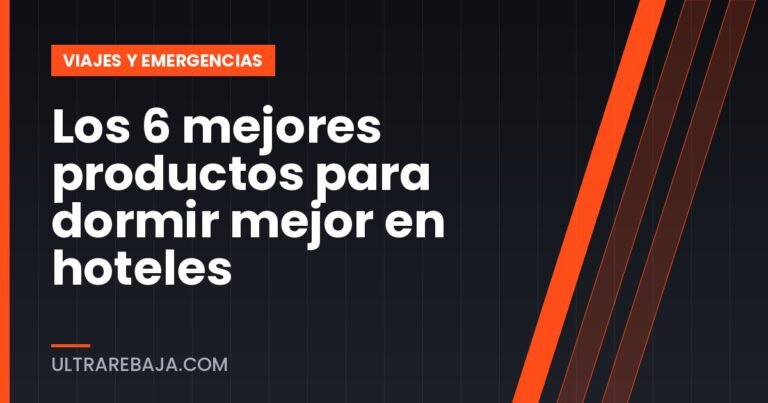 Los 6 mejores productos para dormir mejor en hoteles