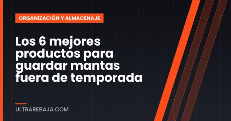 Los 6 mejores productos para guardar mantas fuera de temporada