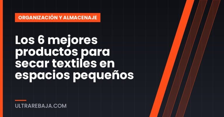 Los 6 mejores productos para secar textiles en espacios pequeños