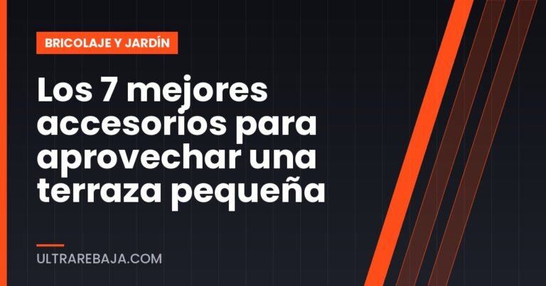 Los 7 mejores accesorios para aprovechar una terraza pequeña