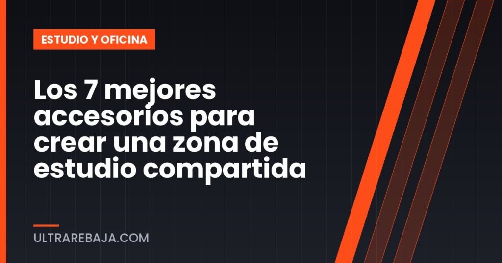 Los 7 mejores accesorios para crear una zona de estudio compartida