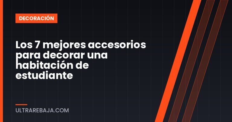 Los 7 mejores accesorios para decorar una habitación de estudiante