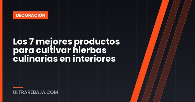 Los 7 mejores productos para cultivar hierbas culinarias en interiores