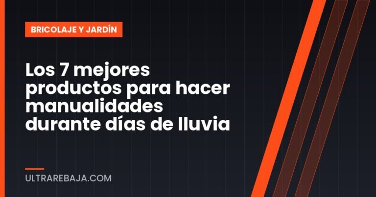 Los 7 mejores productos para hacer manualidades durante días de lluvia