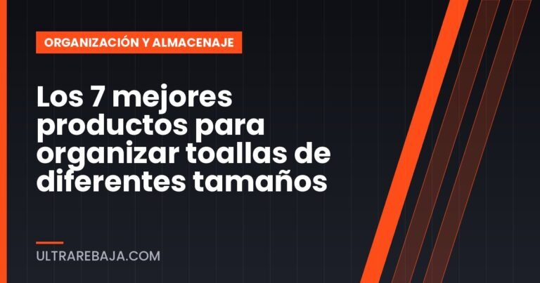 Los 7 mejores productos para organizar toallas de diferentes tamaños