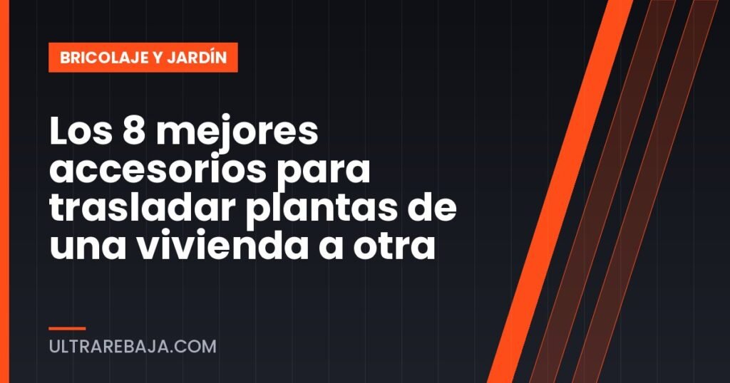 Los 8 mejores accesorios para trasladar plantas de una vivienda a otra