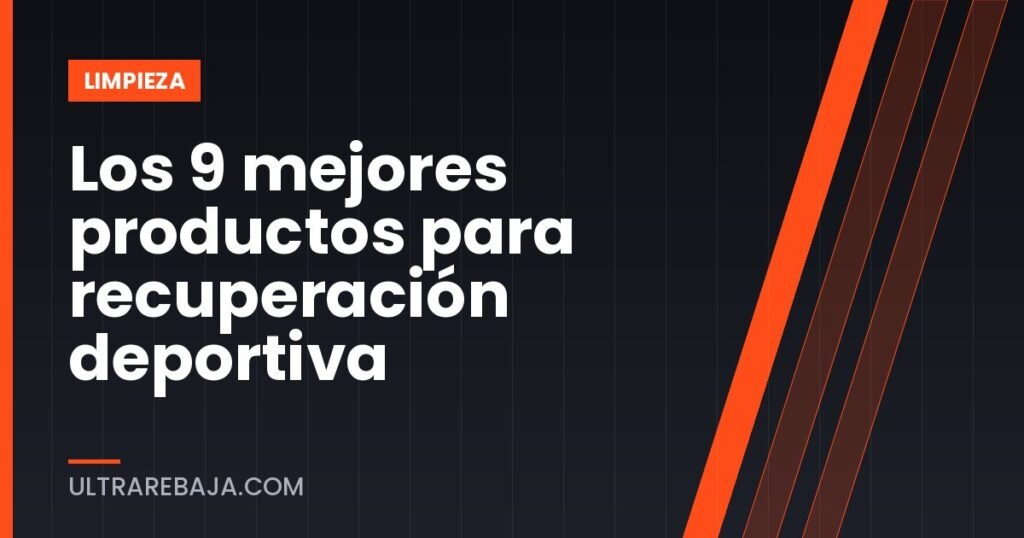 Los 9 mejores productos para recuperación deportiva
