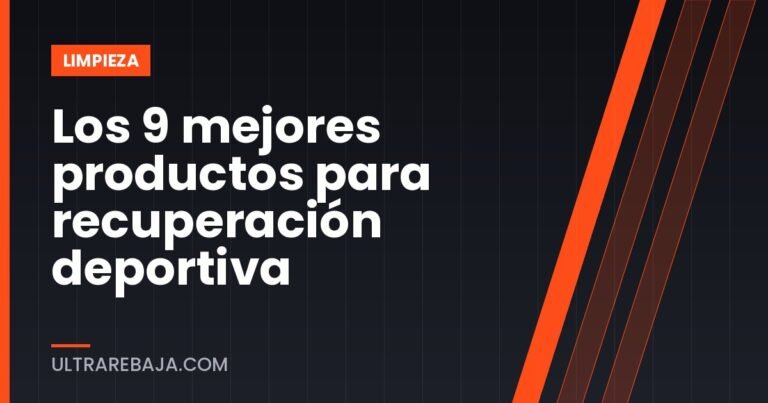 Los 9 mejores productos para recuperación deportiva