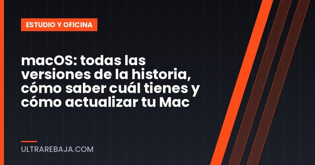 macOS: todas las versiones de la historia, cómo saber cuál tienes y cómo actualizar tu Mac